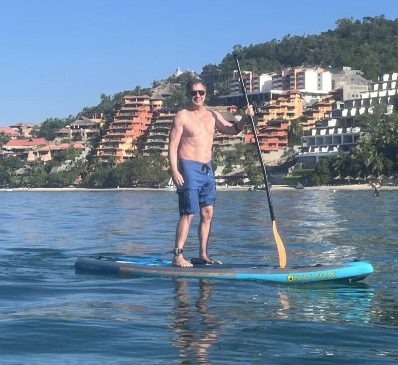 Paddleboarding in Mexico
