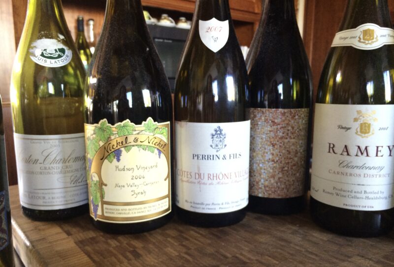 Wine bottles
